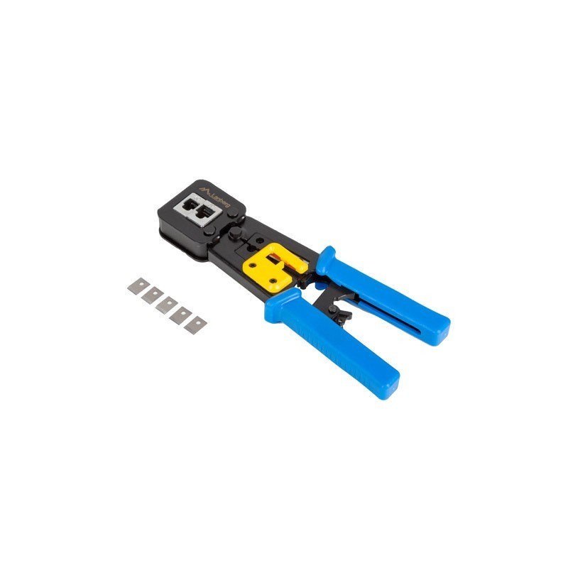 Crimpadora lanberg pass through rj45 - rj11 - rj12