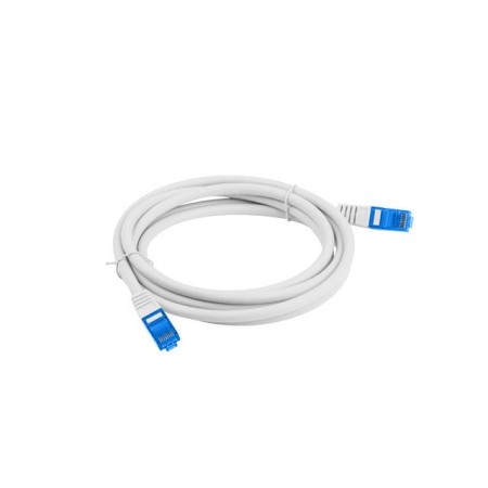 Cable red lanberg latiguillo cat.6a s - ftp lszh cca 0.5m gris fluke passed