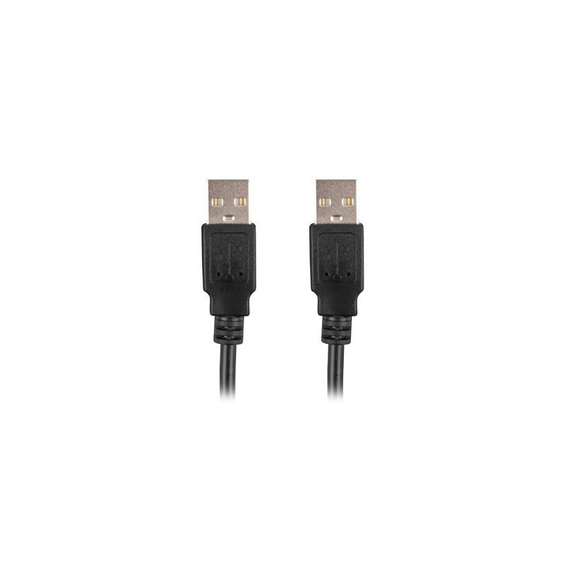 Cable usb 2.0 lanberg 1m - macho - macho - negro