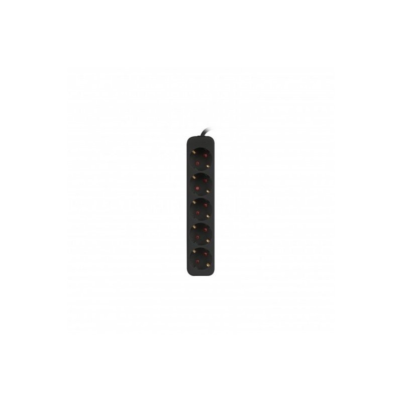 Regleta lanberg 5 tomas schuko negra 1.5m