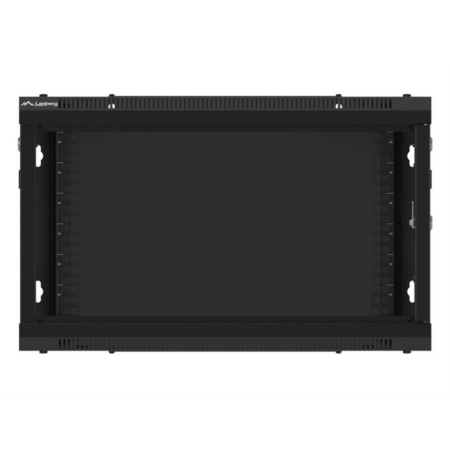 Armario lanberg mural rack 19 pulgadas 6u - 600x600 negro