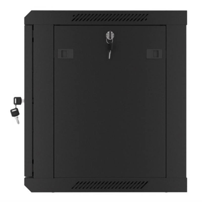 Armario lanberg mural rack 19 pulgadas 9u - 600x450 negro