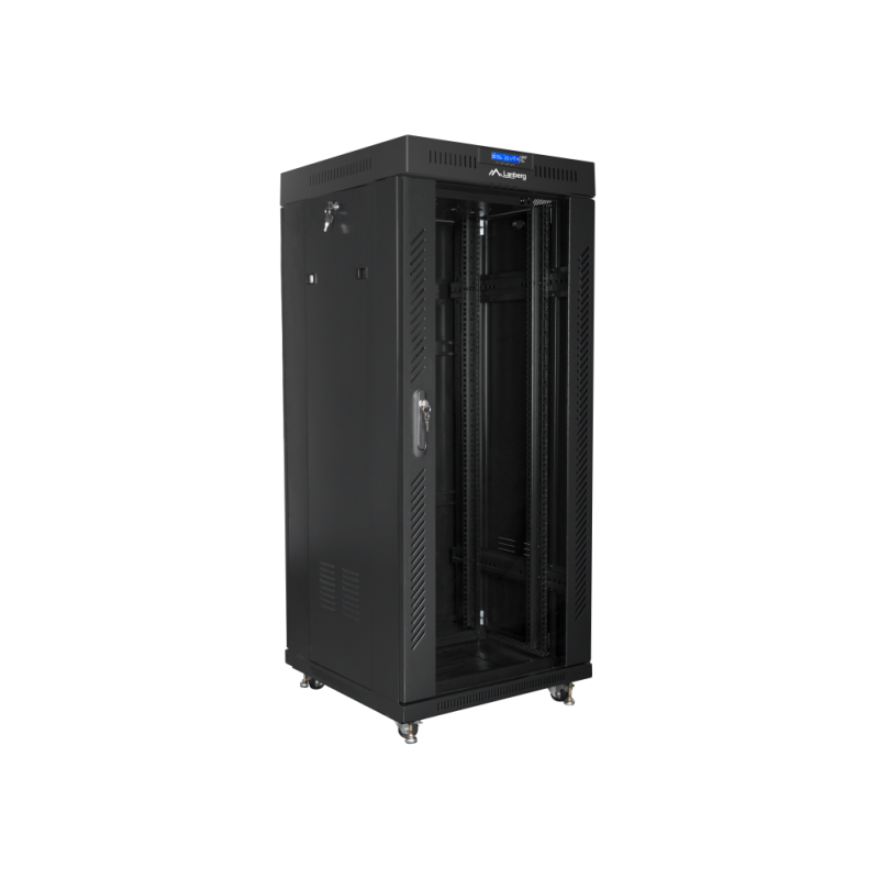 Armario lanberg 19 pulgadas 27u - 600x600 negro