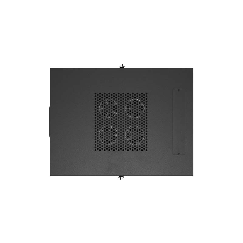 Armario lanberg rack 19 pulgadas 27u - 600x800 flat pack puerta mesh negro con lcd