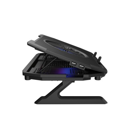 Base refrigeradora genesis oxid 850 rgb para portatil 15.6 pulgadas - 17.3 pulgadas usb