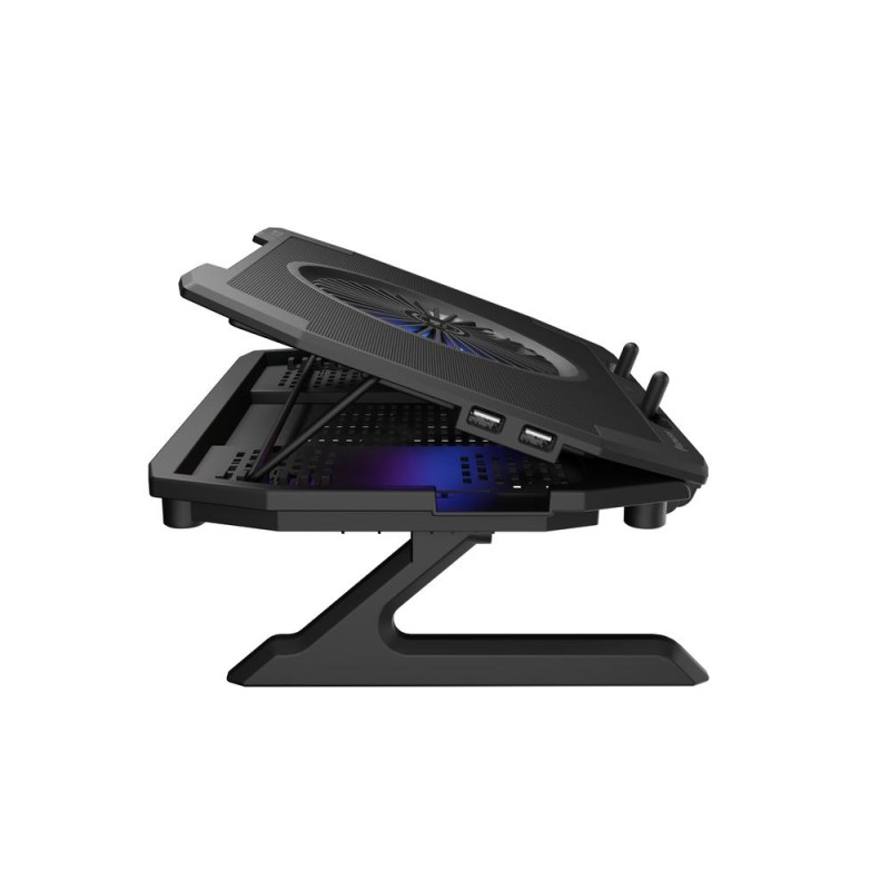 Base refrigeradora genesis oxid 850 rgb para portatil 15.6 pulgadas - 17.3 pulgadas usb