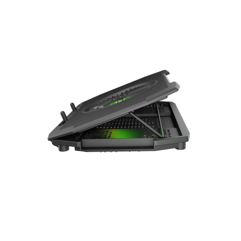 Base refrigeradora genesis oxid 850 rgb para portatil 15.6 pulgadas - 17.3 pulgadas usb