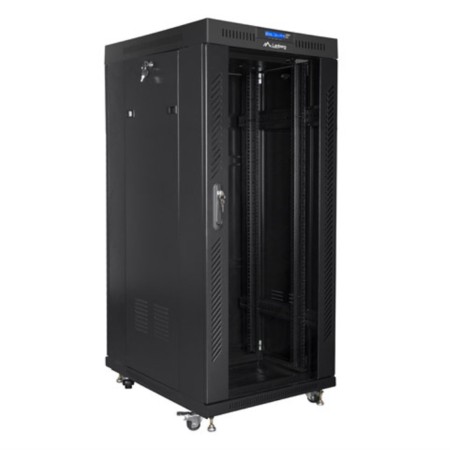 Armario lanberg rack 19 pulgadas 22u 800x800 negro