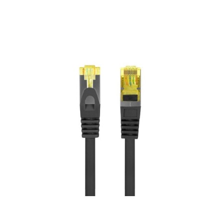 Cable red lanberg latiguillo cat.6a s - ftp lszh cu 0.25m negro fluke passed