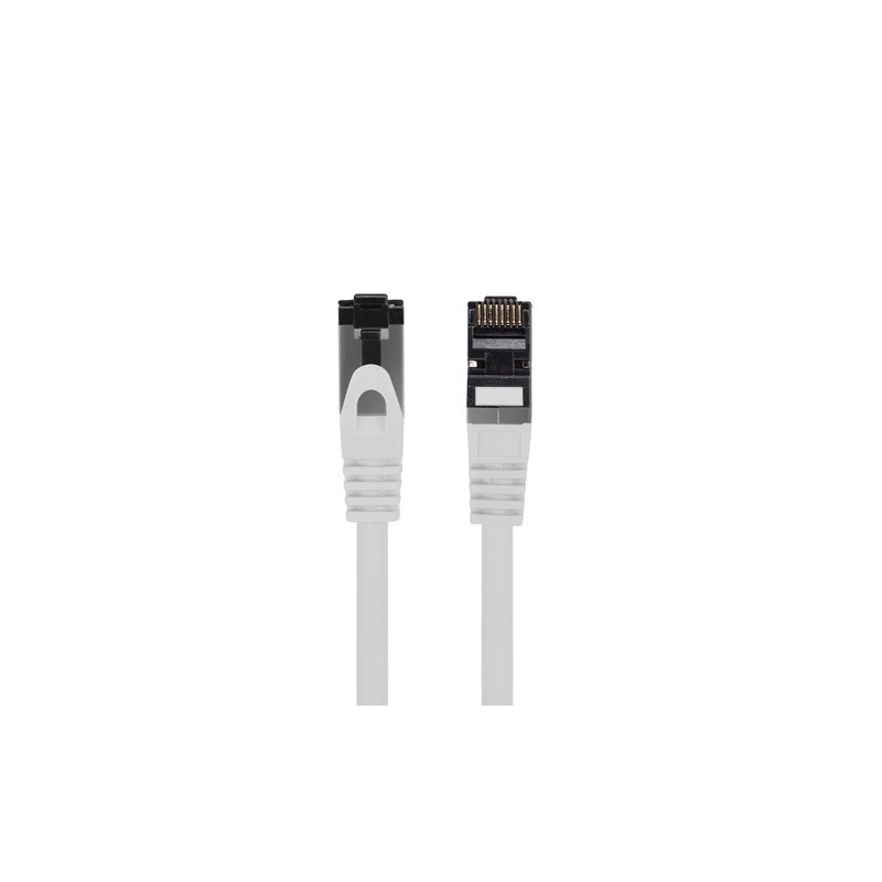 Cable red lanberg latiguillo cat.8.1 s - ftp lszh cu 0.25m gris fluke passed