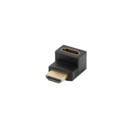 Adaptador hdmi 4k lanberg macho - hembra angulo arriba