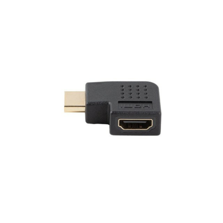 Adaptador hdmi 4k lanberg macho - hembra angulo izquierda