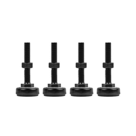 Pie lanberg m10 para armario rack 4 unidades