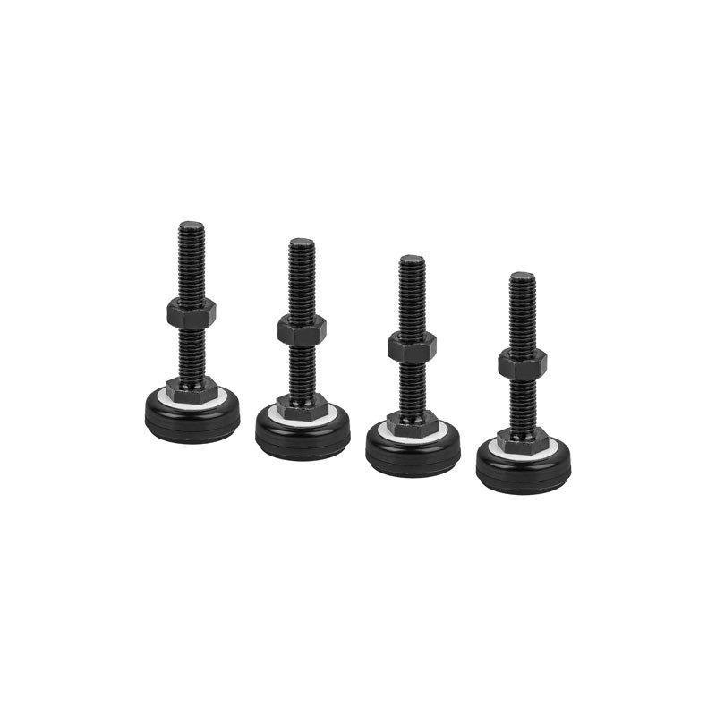 Pie lanberg m10 para armario rack 4 unidades
