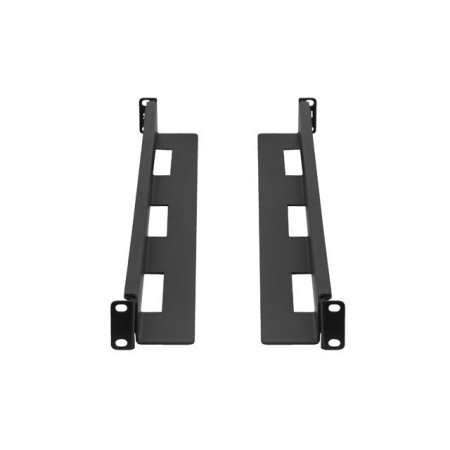Kit carril lanberg rack 19 pulgadas deslizante 650 - 1090mm negro