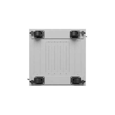 Armario lanberg rack 19 pulgadas 15u - 600x600 flat pack gris puerta de cristal con lcd