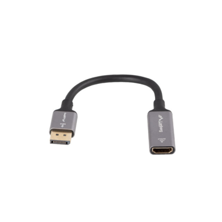 Adaptador 4k displayport a hdmi lanberg 20cm - macho - hembra