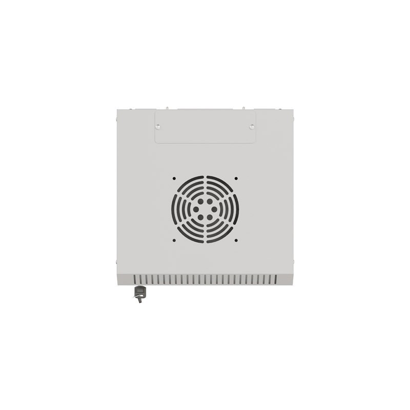 Armario lanberg mural rack 10 pulgadas 6u - 300x300 flat pack gris puerta cristal