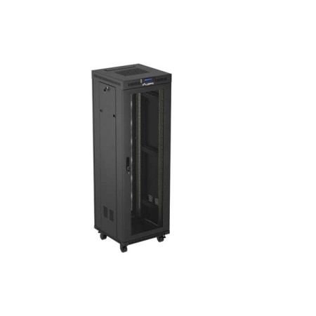 Armario lanberg rack 19 pulgadas 37u - 600x600 flat pack puerta perforada con lcd
