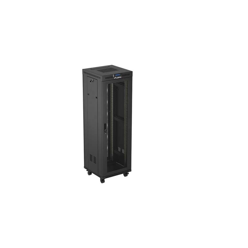 Armario lanberg rack 19 pulgadas 37u - 600x600 flat pack puerta perforada con lcd