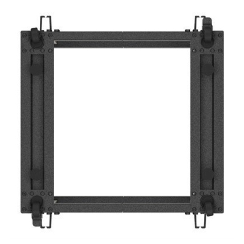 Armario lanberg abierto rack 19 pulgadas 12u - 600x600 negro