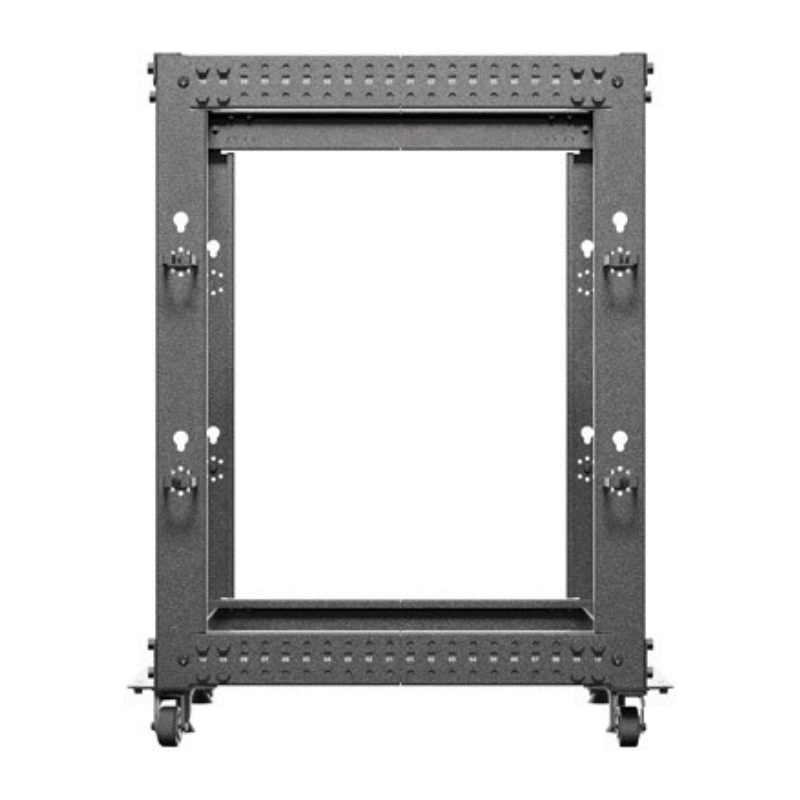 Armario lanberg abierto rack 19 pulgadas 15u - 600x600 negro