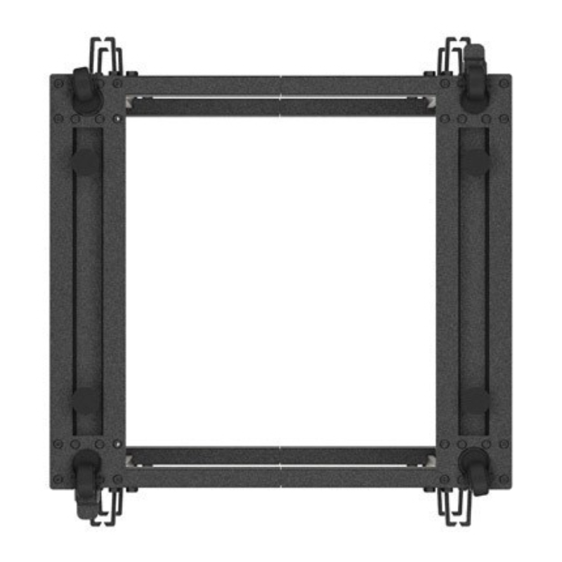 Armario lanberg abierto rack 19 pulgadas 15u - 600x600 negro