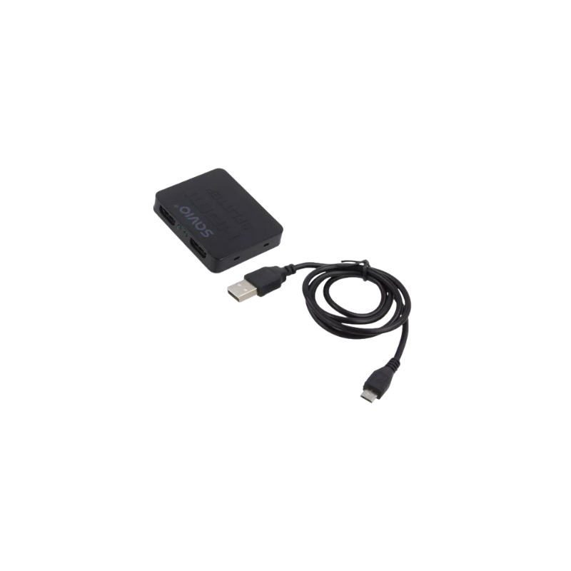 SPLITTER 1X2 HDMI 4K 3D SAVIO CL-93 NEGRO