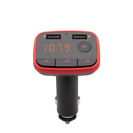 TRANSMISOR FM COCHE CON CARGADOR 2.4A SAVIO TR-10