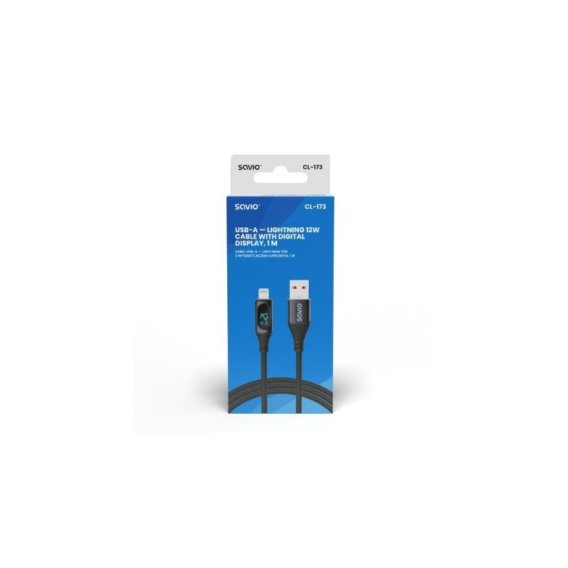 CABLE USB-C SAVIO CL-173 NEGRO