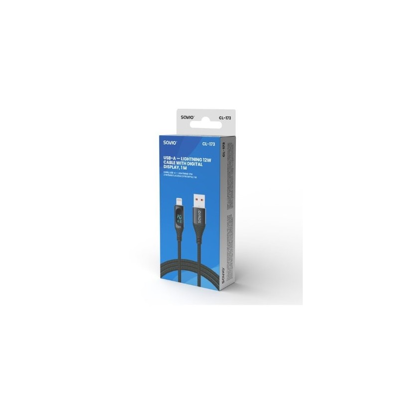 CABLE USB-C SAVIO CL-173 NEGRO