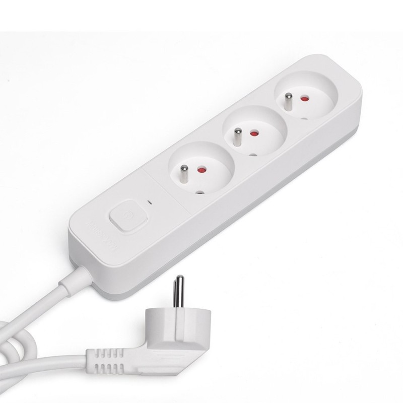REGLETA DE 3 ENCHUFES 1.5M BLANCO SAVIO LZ-07