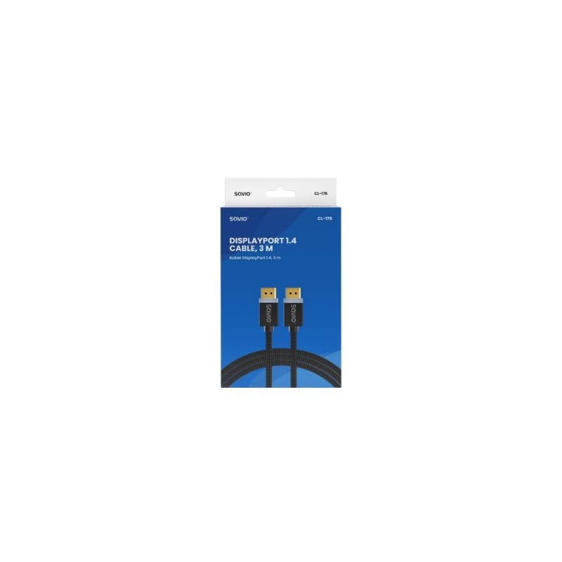 CABLE DP 1.4 SAVIO CL-176 3M
