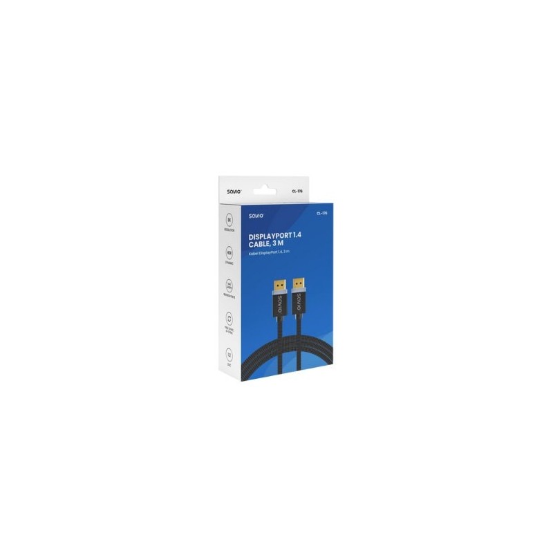 CABLE DP 1.4 SAVIO CL-176 3M