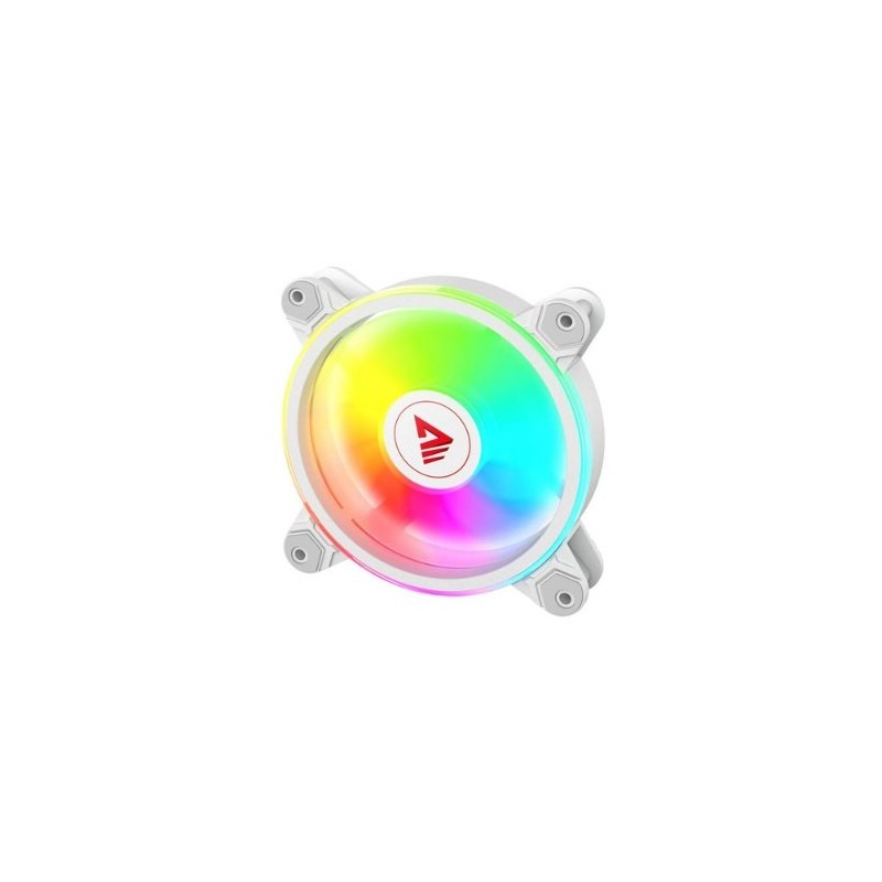 KIT 4 VENTILADORES PC SAVIO CON MANDO WHITE FAN-01