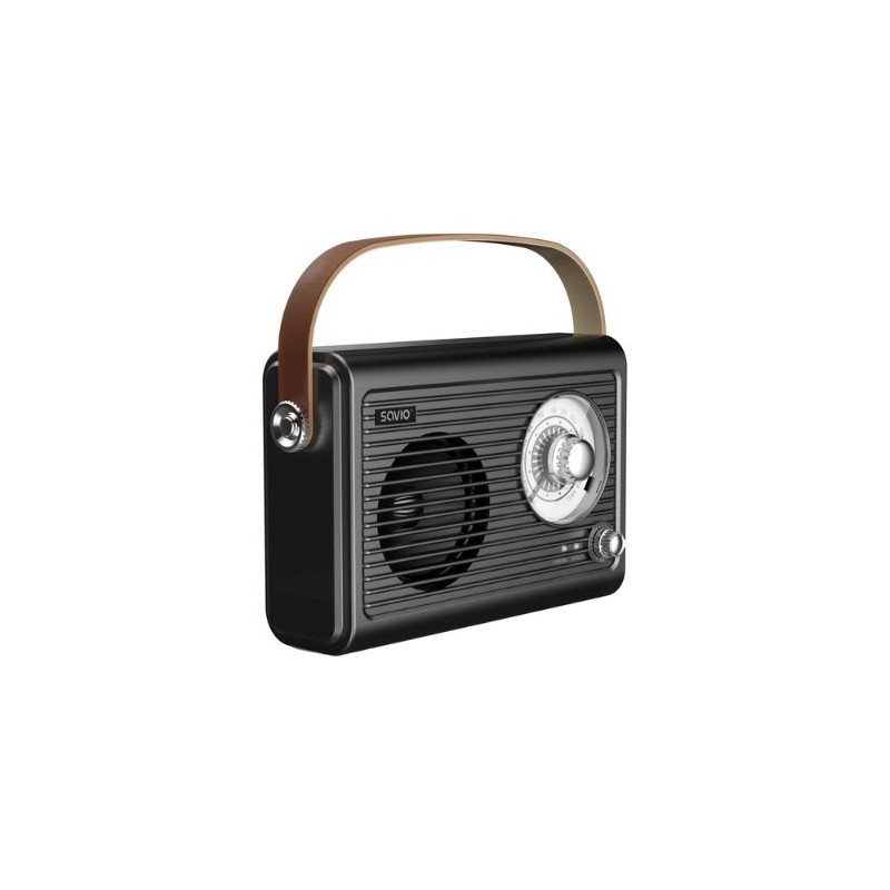 RADIO PORTATIL SAVIO RS-01 BLACK-BROWN