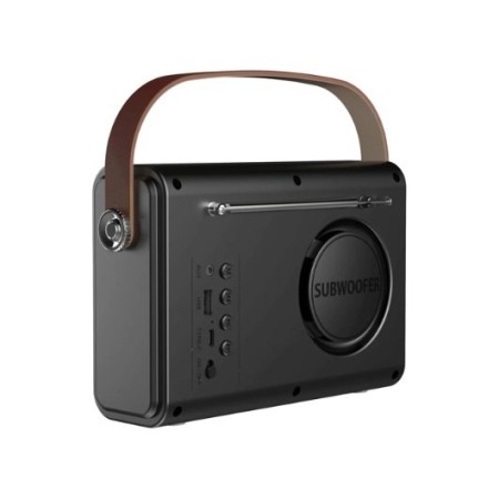 RADIO PORTATIL SAVIO RS-01 BLACK-BROWN
