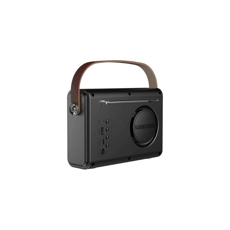 RADIO PORTATIL SAVIO RS-01 BLACK-BROWN