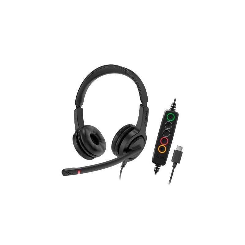 AURICULARES AXTEL VOICE UC28-35 DUO NC USB-C