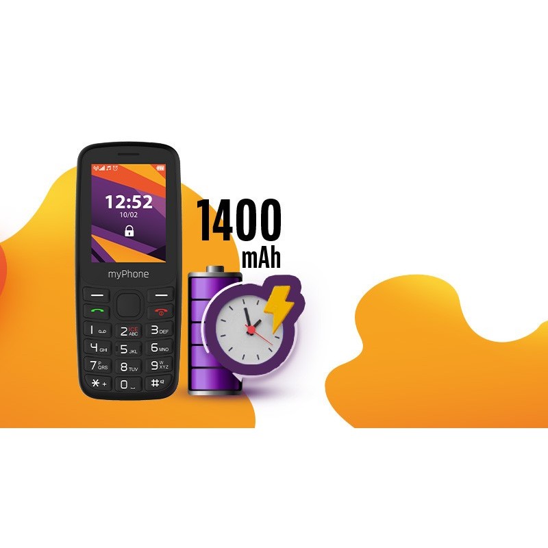 Telefono movil myphone 6410 2.4 pulgadas - 4g - negro
