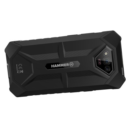 Movil rugerizado hammer iron v 6+6 - 64gb negro