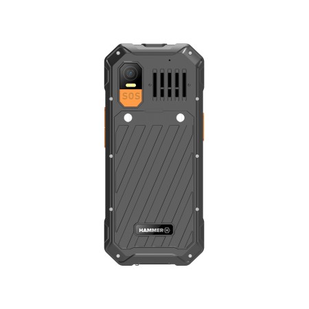Telefono movil rugerizado hammer 6 2.4 pulgadas - 4g - negro