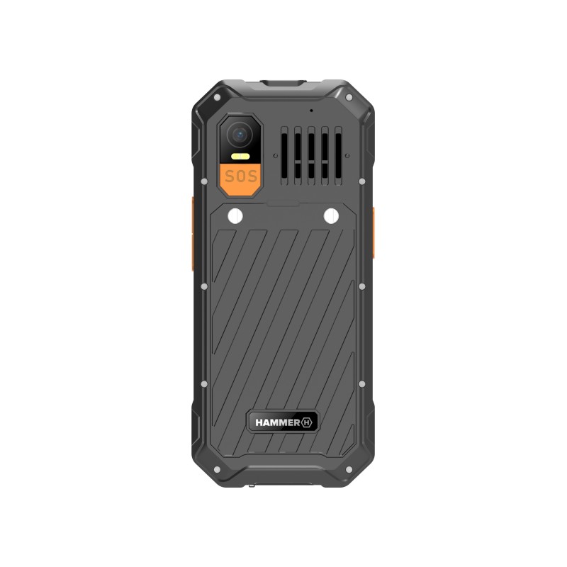 Telefono movil rugerizado hammer 6 2.4 pulgadas - 4g - negro
