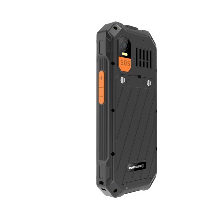 Telefono movil rugerizado hammer 6 2.4 pulgadas - 4g - negro