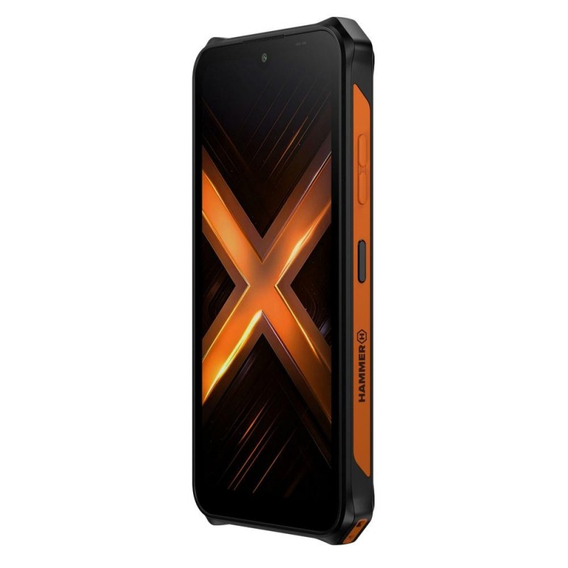 Movil rugerizado hammer energy x2 5g 6 - 128gb negro - naranja