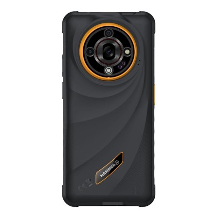 Movil rugerizado hammer iron 6 5g 6 - 128gb negro - naranja