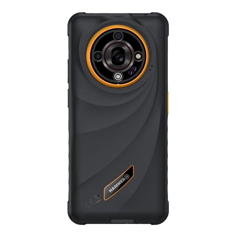 Movil rugerizado hammer iron 6 5g 6 - 128gb negro - naranja