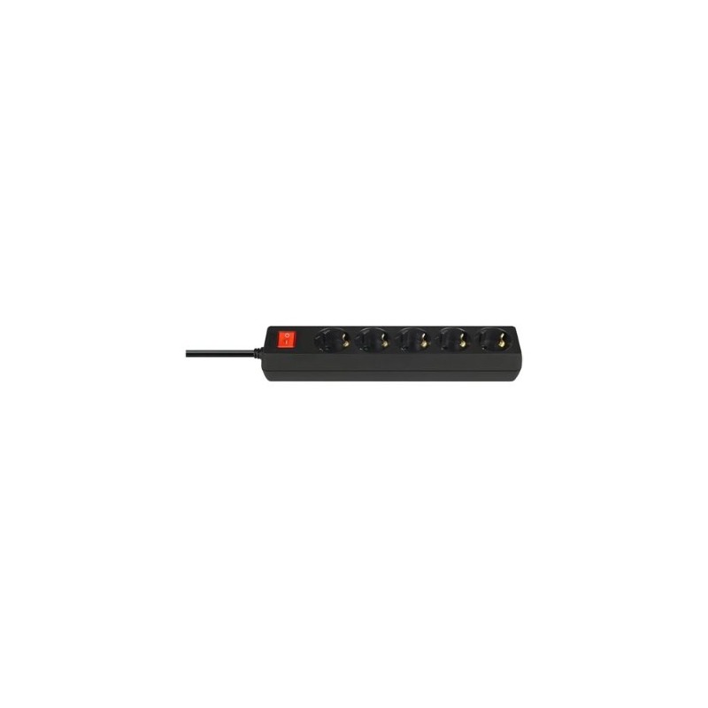 REGLETA DE 5 ENCHUFES SAVIO LZ-15 BLACK