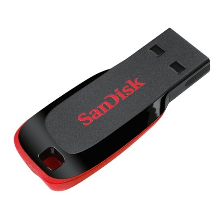 Memoria usb 2.0 sandisk 128gb cruzer blade rojo