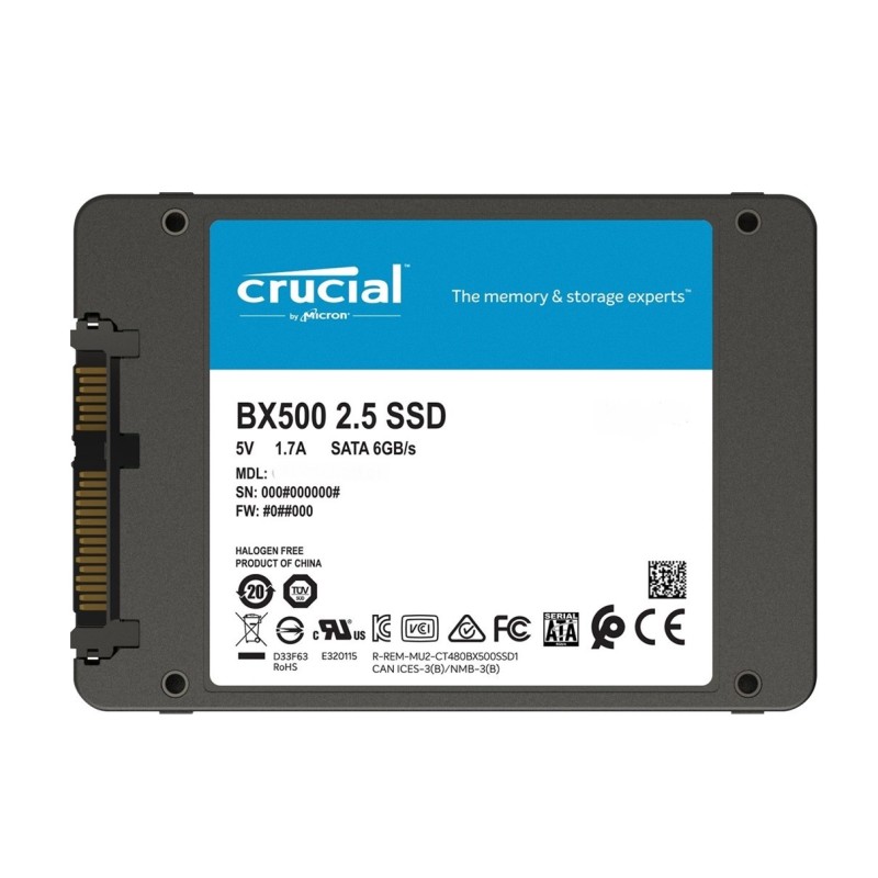 Crucial CT240BX500SSD1 BX500 SSD 240GB 2.5″ Sata3